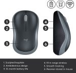 Logitech M185 Wireless Mouse, 2.4ghz With Usb Mini Receiver - Image 3