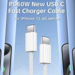 Iphone Pd 60w Fast Charging Nylon Type-c To C Cable For Iphone 15 Pro Max - Image 4