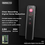 Remax Rp3 Multimedia Digital Voice Recorder 64gb - Image 2