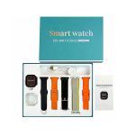 Jss-200 Ultra2 5 Straps + 1 Silicone Case2.0 Inch Bt Call Smart Watch With Magnetic Charger Hryfine App Gold