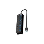 Speedx Sp-uhs307 7-port Expander Usb 3.0 Hub With Independent Switch Plug Play