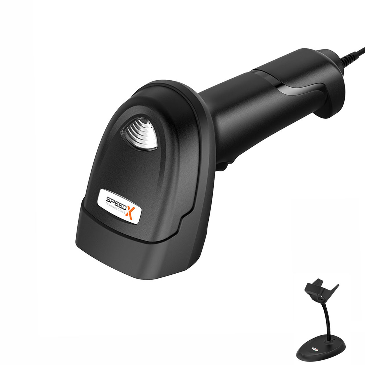 cz-15228-51824eae Speed-x Sx-bs8800 2d Wired Barcode Scanner With Stand - Image 1