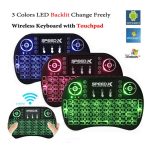 Speedx Rf 500 Mini Touch Pad Wireless With Backlight Keyboard Mouse - Image 2