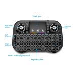 Speedx I10 Mini Wireless+bluetooth Touchpad 7 Color Backlit Light 2.4ghz - Image 3