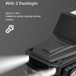 Kisonli B2 10w Solar Charging Fm Modern Car Wireless Portable Bluetooth Speaker - Image 3