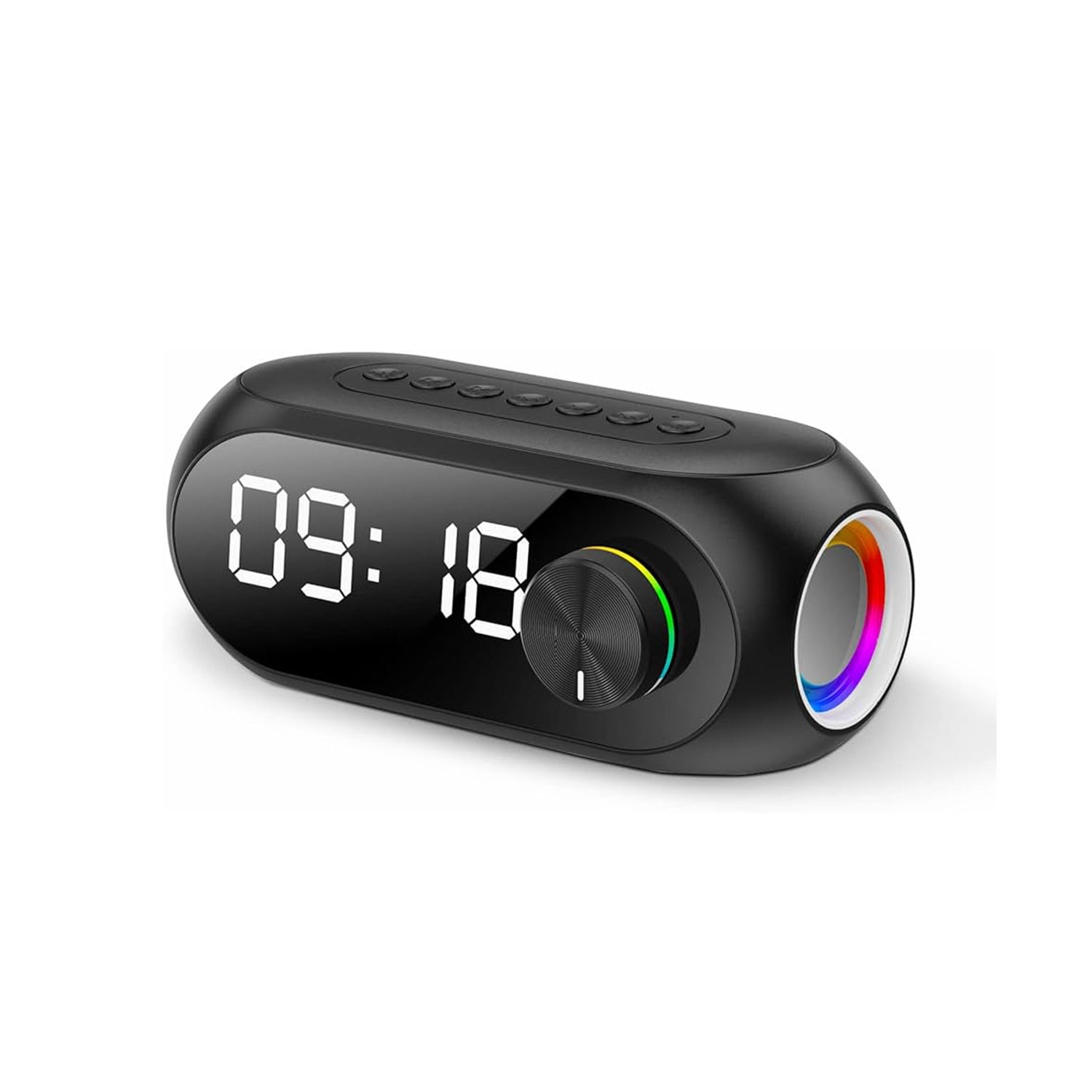 cz-3349-71c271f1963c9f0b267ec81fe0f12d57 Kisonli Lp-2s Rgb Speaker Alarm Clock Bluetooth 5.0 Tf-card For Mobile - Image 1