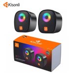 Kisonli X11 Rgb Gamer Pc Mini Usb Speaker With 6w Power - Image 4