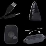 Kisonli Ks-09 Fashionable 2 Inch Audio Speakers For Pc Or Laptop - Image 2
