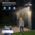 Speed-x (spz-803) 3 Camera Lens Wifi Outdoor 6mp Color Night Vision With V380 Pro App - Image 2