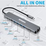 Speed-x (sp-tc1001) 10 In 1 Multi Port Type C Hdmi 4k Converter Good Ic Big Packing - Image 2