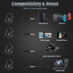 Onikuma K19 Rgb Wired Stereo Gaming Headset True Noise Cancellation, Usb+3.5mm Audio Plug For Ps4/pc/xbox One Controller/laptop, Black - Image 4