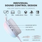 Onikuma-x25 Pro Rgb Head Beam With Mic 3.5mm Durable Stereo Surround Gaming Headset White - Image 2