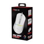 Xtrike Me Gm-322 Wired Gaming Mouse 7200 Dpi Rgb Backlight Ergonomic Design White - Image 3
