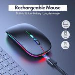 Hp W10 Wireless Rgb Bluetooth, Wireless, Rechargeable Slim Mouse - Image 2