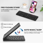 B023 11 Inch Foldable & Rechargeable Bluetooth Keyboard - Image 2