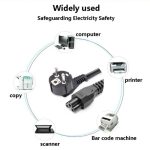 Imported Power Cable For Laptop 1.5m - Image 4