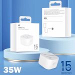 Iphone 15 Pro Max 3 Pin (uk Pin) 35w Usb-c Power Adapter (without Packing) - Image 3