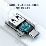 Joyroom S-h151 Type-c Male To Usb Female Adapter Silver - Image 3