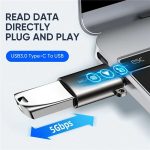 Joyroom S-h151 Type-c Male To Usb Female Adapter Silver - Image 2