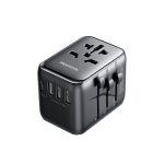 Jr-tcw01 17w 4-port Universal Travel Adapter Black