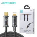 Joyroom S-cl020a12 Type-c To Lightning 30w Data Cable 1.2m Transparent Nylon Black - Image 4