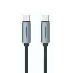 Logilink Type C To Type C Nylon Fast Charging Data Cable With Ligh1m (1 Year Warranty)