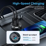 Joyroom C-a35 45w Mini Dual-port Pd+qc 3.0 Ring-pull Fast Car Charger - Image 2