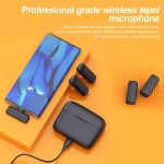J13 Type C Dual Wireless Lavalier Microphone With Charging Case Video Recording Mic - Image 3
