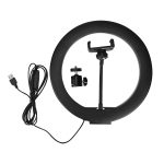 26cm Led Studio Camera Ring Light Photography With Mobile Holder - Image 3