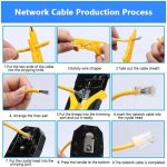 Bosi Network Plug Crimping Tool 4p/6p/8p Cutter & Stripper - Image 2