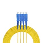 Fiber Patchcord Sc/upc Sm Duplex Dual Core Optical Cable 3m
