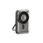 Remax Rpp-695 3 In 1 (15w M/w) 22.5w + Pd 20w Power Bank With Foldable Stand Grey