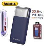Remax Kiyuan Series 20w+22.5w Pd+qc Fast Charging Power Bank 10000mah Rpp-5 Dark Blue - Image 3