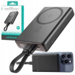 Joyroom Jr-pbm01 20w Wireless Power Bank 10000mah With Built-in Cable&kickstand Black - Image 4