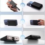 Joyroom Jr-pbm01 20w Wireless Power Bank 10000mah With Built-in Cable&kickstand Black - Image 3