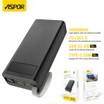 Aspor A306 Big Capacity Of 30000mah Power Bank Lcd Display 22.5w And 20w Pd - Image 3