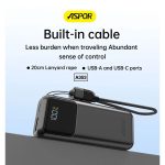 Aspor A353 Pd+qc 10000mah Mini Fast Charging Power Bank - Image 2