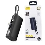 Aspor A351 2in1 Iphone & Type-c Flexible Portable Mini 5000mah Power Bank - Image 4