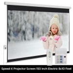 Projector Screen 150 Inch Electric Mortorised 8x10 Feet 4:3mw Speed-x - Image 2