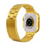 C9 Ultra Max Gold Edition Color Smartwatch 2.1 Inch Screen With Hryfine App - Image 2