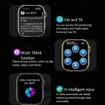 Hk9 Mini 1.75 Inch Smartwatch Fitness Running Watch Bluetooth Ecg+ppg Pedometer Call Reminder Compatible With Wearfit Pro App Android Ios Black - Image 3
