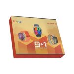 9+1 Z60 Ultra-2 Big Ips Display 49mm 8 Strap+screen Protector Bt Calling Smartwatch Always On Display With Fitpro App Silver - Image 3