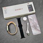 Hk10 Ultra-a Smartwatch 2.02 Inches Large Screen With Wearfit Pro App 2 Straps Black - Image 2