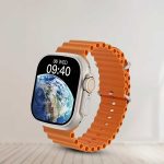 2.2 Inch X8 Ultra Max With Compass Smart Watch Series 8 Nfc Always-on Display & Wireless Charging With Wearfit Pro App Orange - Image 2