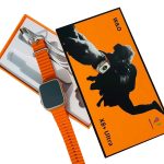 X8 Plus Ultra Smart Watch Series 8 Nfc 2.08 Inch Always-on Display & Wireless Charging 49mm With Wearfit Pro App Orange - Image 4