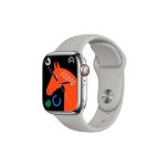 Watch 9 Max Series 9 Smartwatch (2.19 Inch Ips) 22mm Strap With Laxasfit App Silver