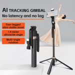 A101 Gimbal Extendable Auto Face Tracking Ai Intelligent Wireless Remote With Fill Light - Image 3