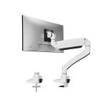 Xtriek-me Ht-20 Heavy Duty Adjustable Desk Mount Single Monitor Arm White - Image 3