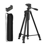 3366 Aluminium Tripod Stand (55-inch) With Mobile Phone Holder - Image 4