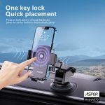Aspor A570 360° Rotatable Car Mobile Phone Holder - Image 3